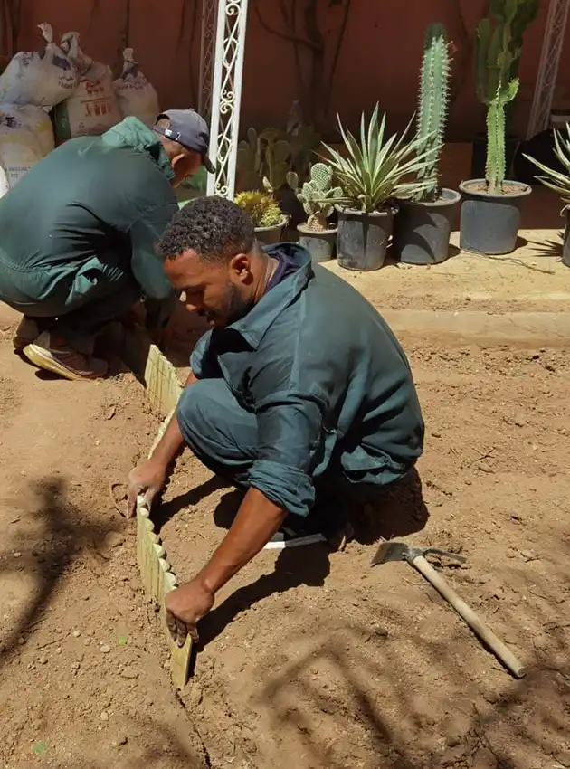 Rénovation des jardins et espaces verts à Rabat